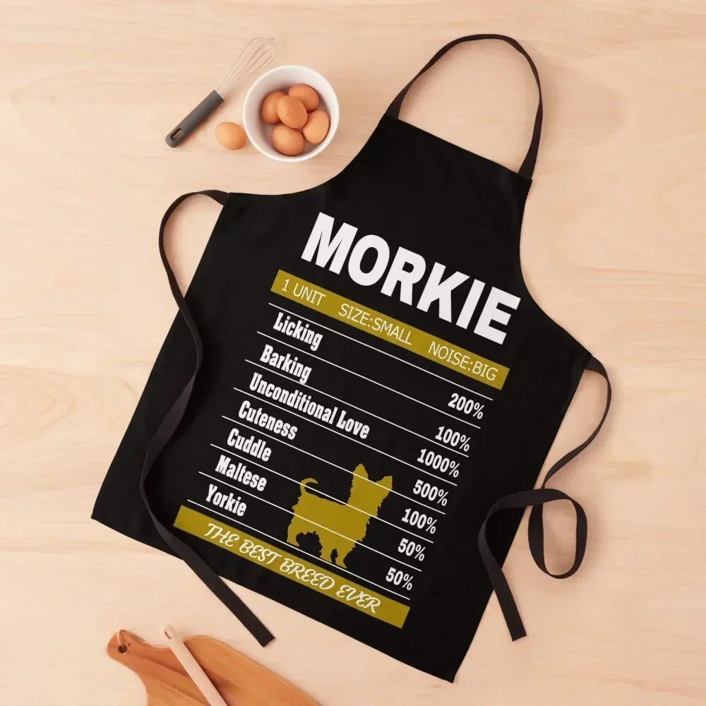 

what makes a morkie Apron Camping kitchen jacket woman esthetician Apron