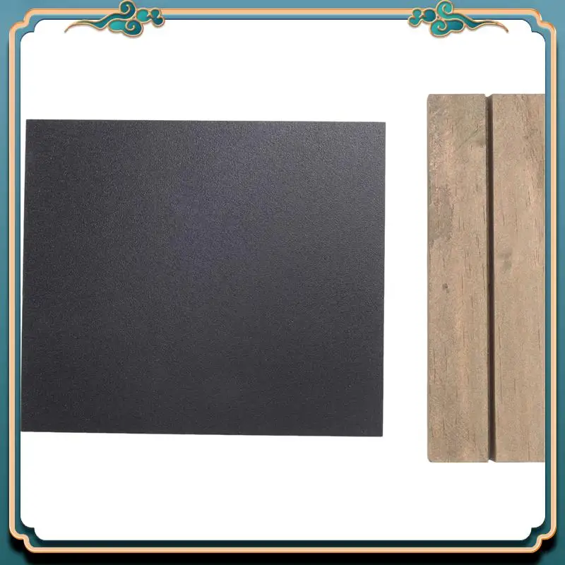 

(New)-6 Pack Rustic Chalk Board Sign With Wood Stand For Wedding Decorations Signs Labels 6X5 Inch Blackboard