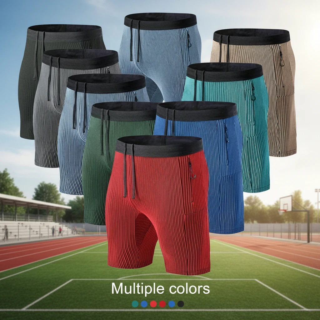 

Outdoor Marathon Sports Fitness Five-point Pants Track and Field Basketball Men's and Women's Running Quick-drying Tight Shorts