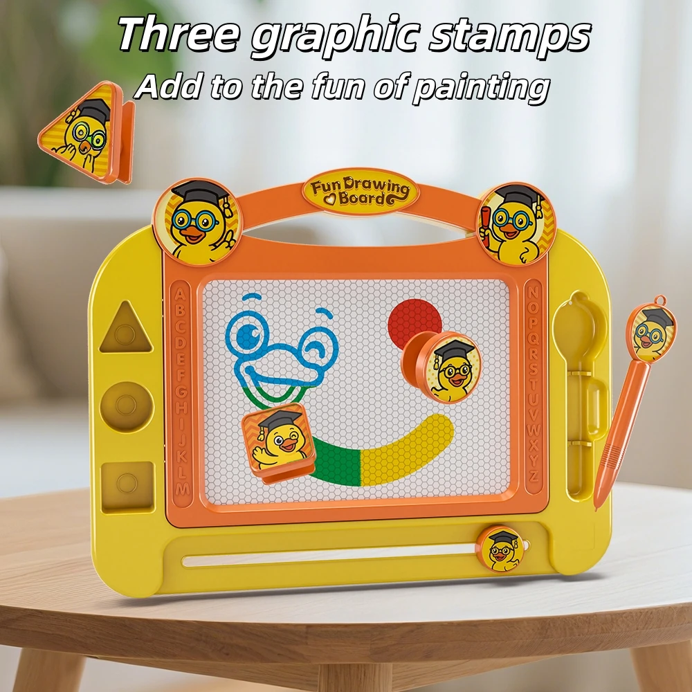 Gekleurd magnetisch tekenbord voor kinderen, graffiti uitwisbaar tekenbord, magnetische zuigkracht stimuleert schildertalent aan