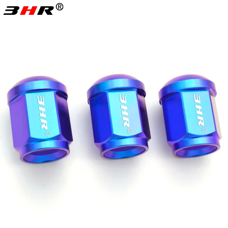 HRMin Gr5 Titanium Nut M10x27 wheel Nuts for Motorcycle wheel 5PS