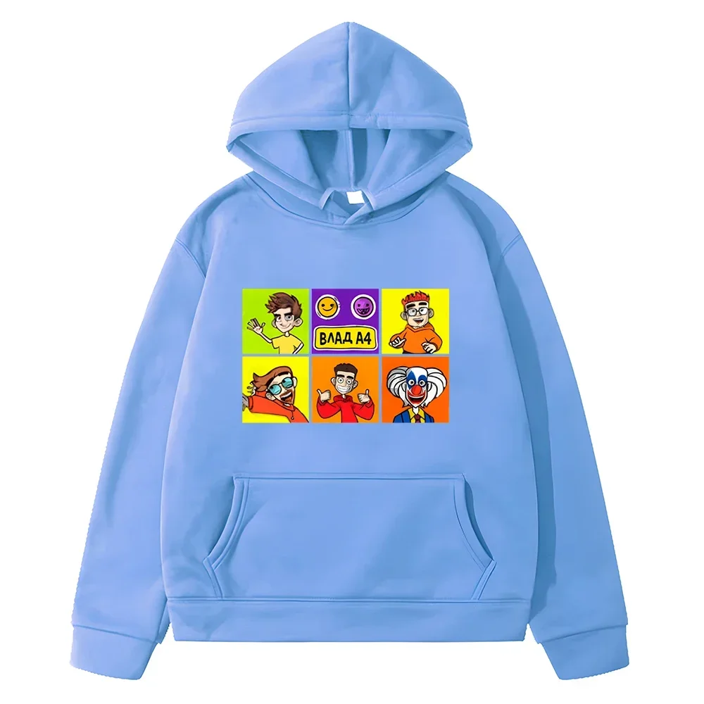 а4 мерч Children Hoodies Autumn Sweatshirt Vlad A4 anime hoodie Fleece Pullover y2k sudadera boys girl clothes Children clothing