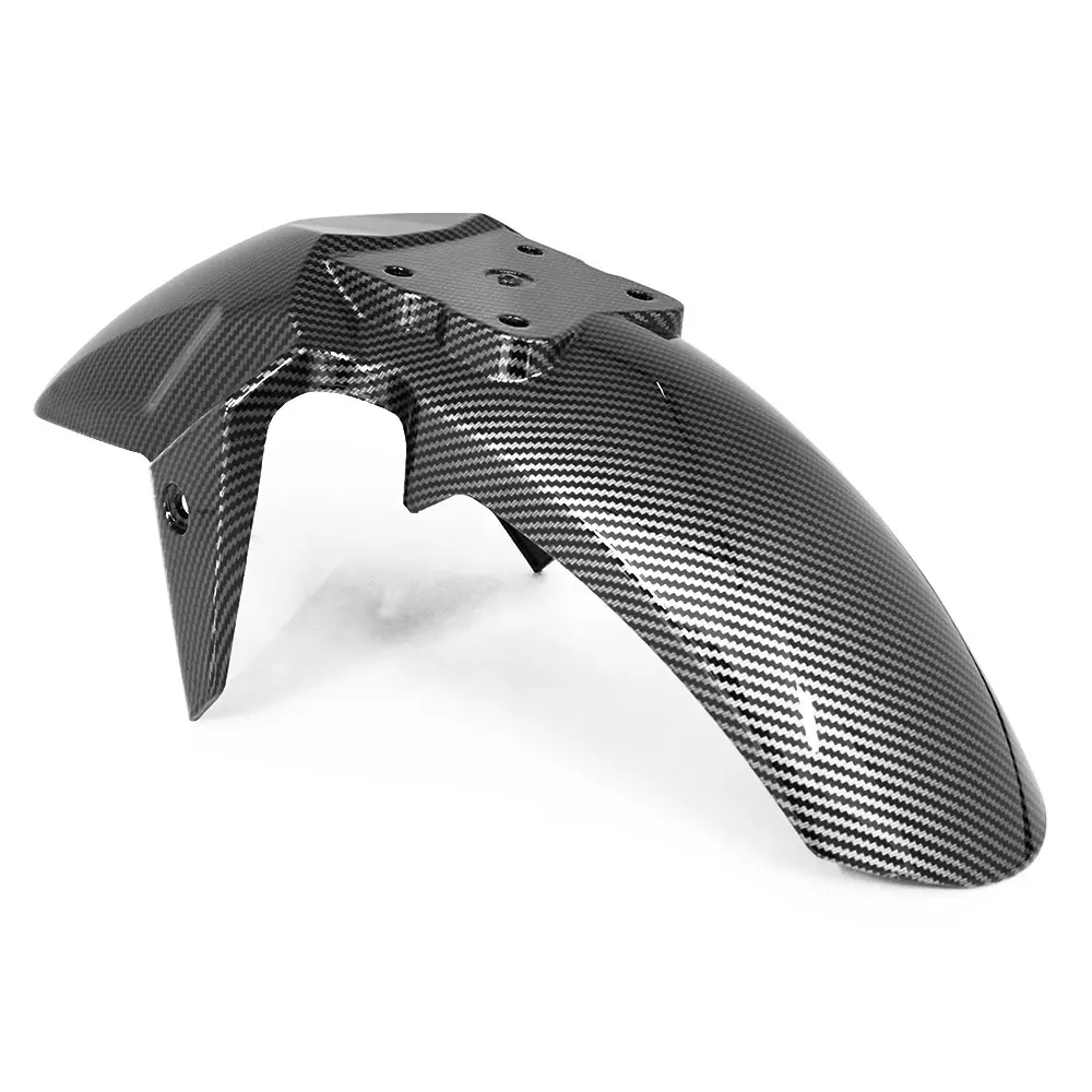 For Suzuki GSX250 GSX 250 GSX250R 2017-2026 Motorcycle Front Mudguard Carbon Fiber Fit on GSX-250R 17-26 Glossy Black Fender view 5