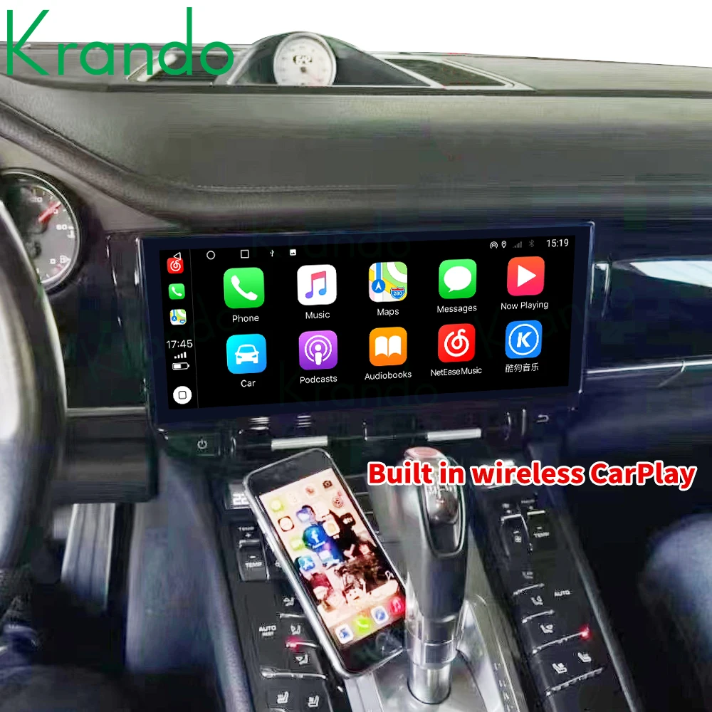 Krando 12.3" Car Navigation For Porsche Panamera 2010+ Android Auto Head Unit Support Wireless Carplay 4G WIFI