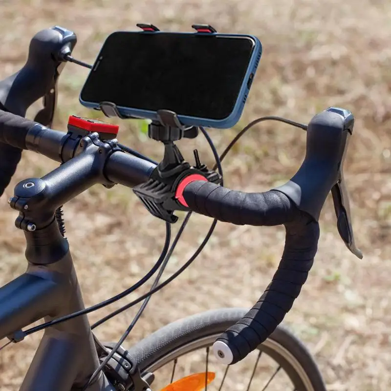 Крепление для сотового телефона на велосипеде, держатель для телефона на горном велосипеде, вращение на 360 градусов, навигация, аксессуары для смартфонов для мотоцикла на открытом воздухе