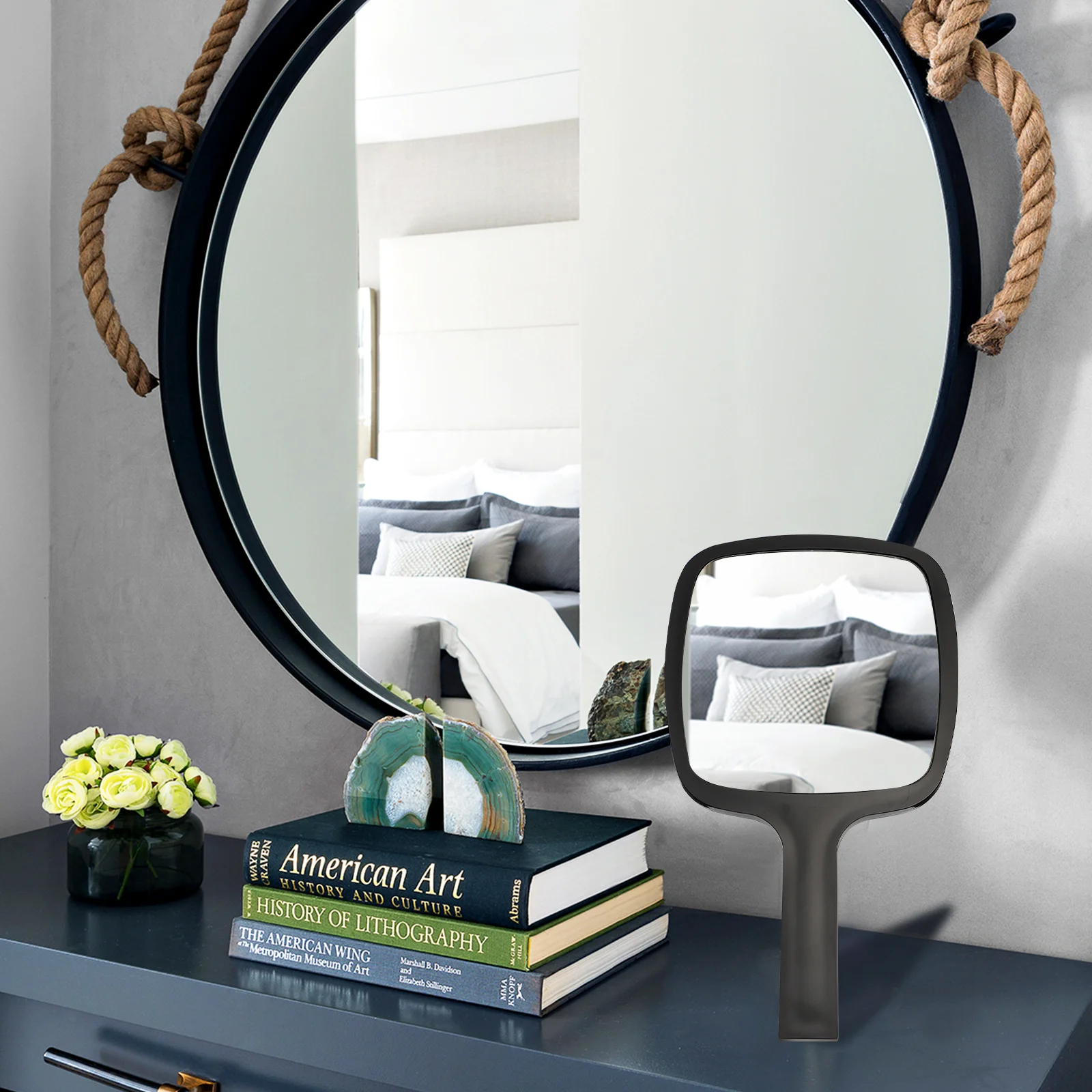 

Handheld Mirror Makeup Mirror Salon Mirror Women Mirror