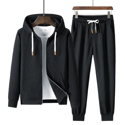 Tracksuit for Men 2 Piece Set Hoodies Sweatpants Sportswear Fitness Hoodies Sweatshirt Sports 2PCS Suit Male Autumn Tracksuit