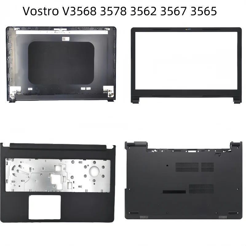 New Laptop LCD Back Cover Case Bezel Top Case Palmrest Upper Front Frame Bottom For Vostr V3568 V3578 V3562 V3567 V3565 shell