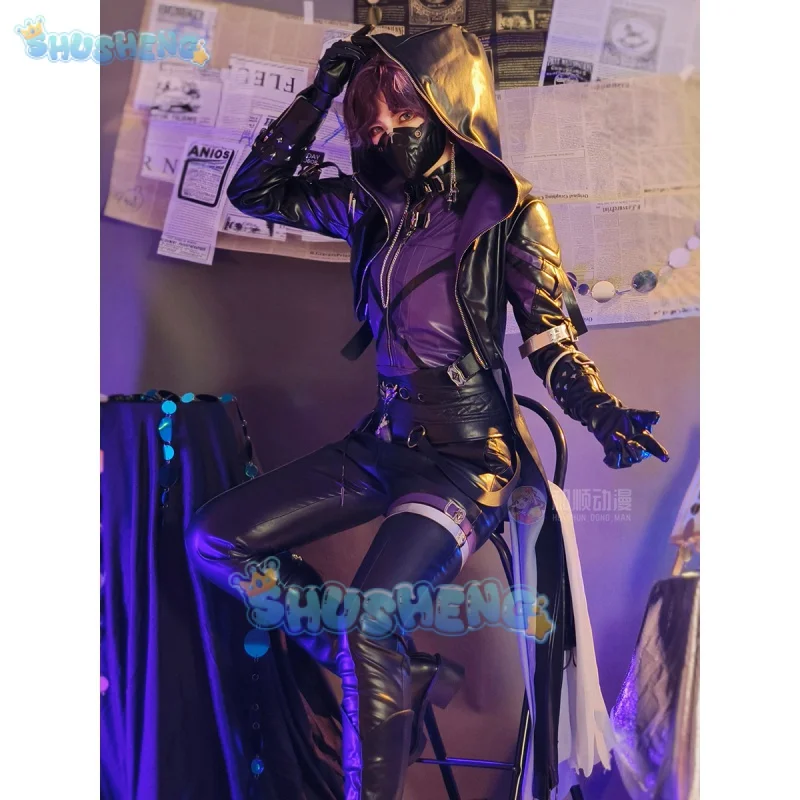 Love & Deepspace ملابس تنكرية, Rafayel Combo, زي ضباب ليلي, أداء هالوين, حفلة, يومي