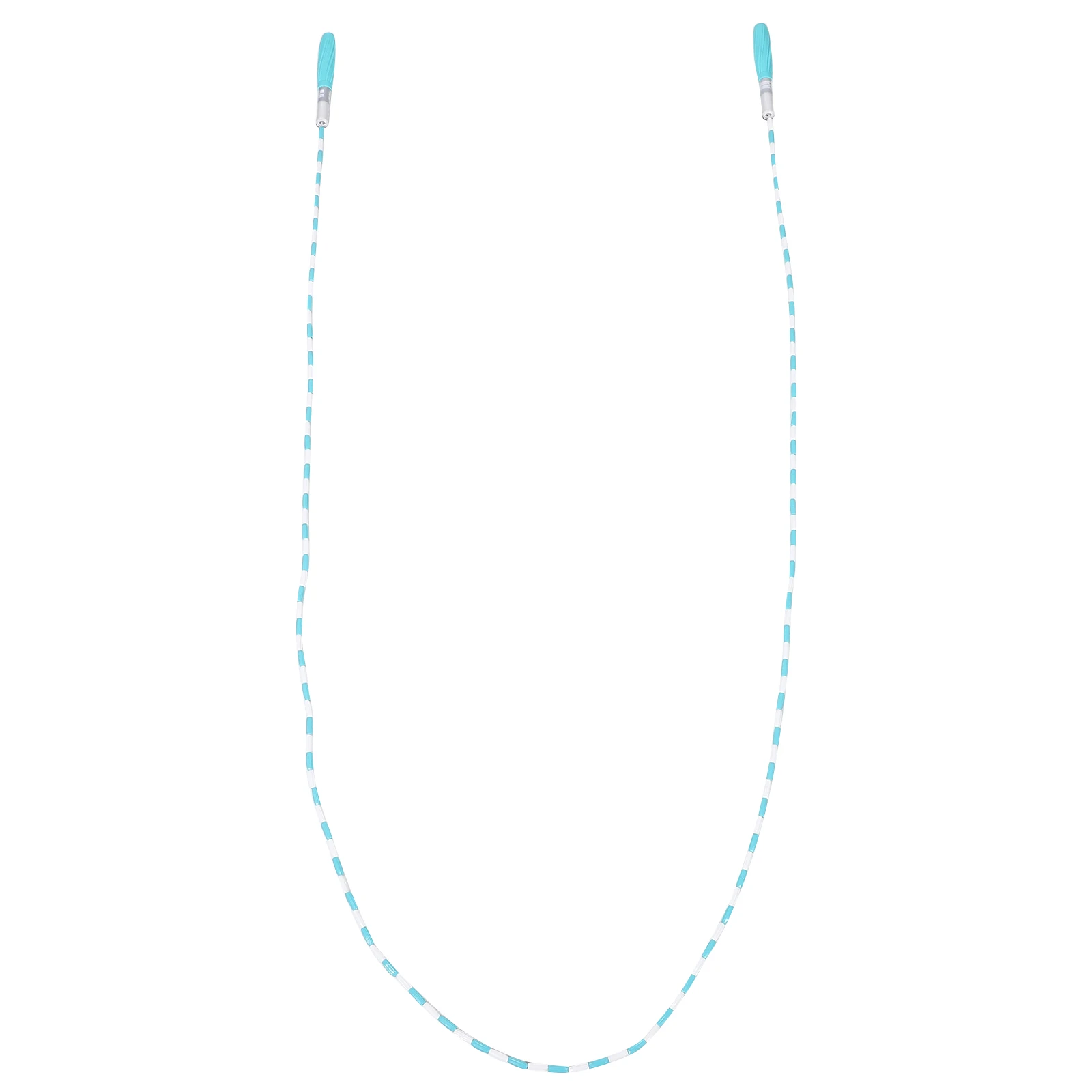 

Adjustable Beaded Silicone Rope Name Writing Feature Tangle-Free Lightweight Skipping Rope For Children