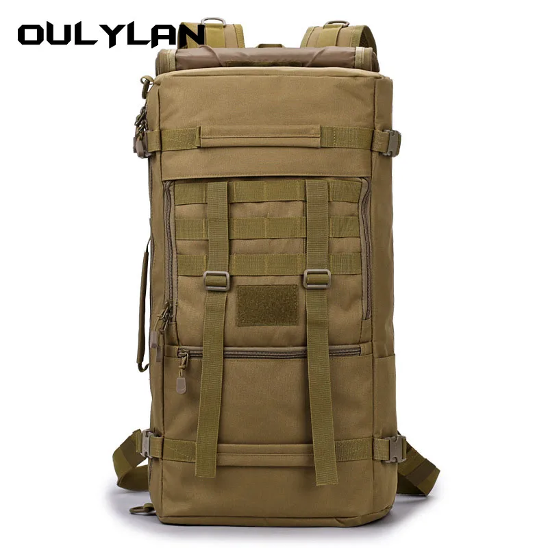 Luggage Bag Tactical Men 50L Backpack Multi-purpose Outdoor Hunting Rucksacks Shoulder Bag Men's Messenger Bags