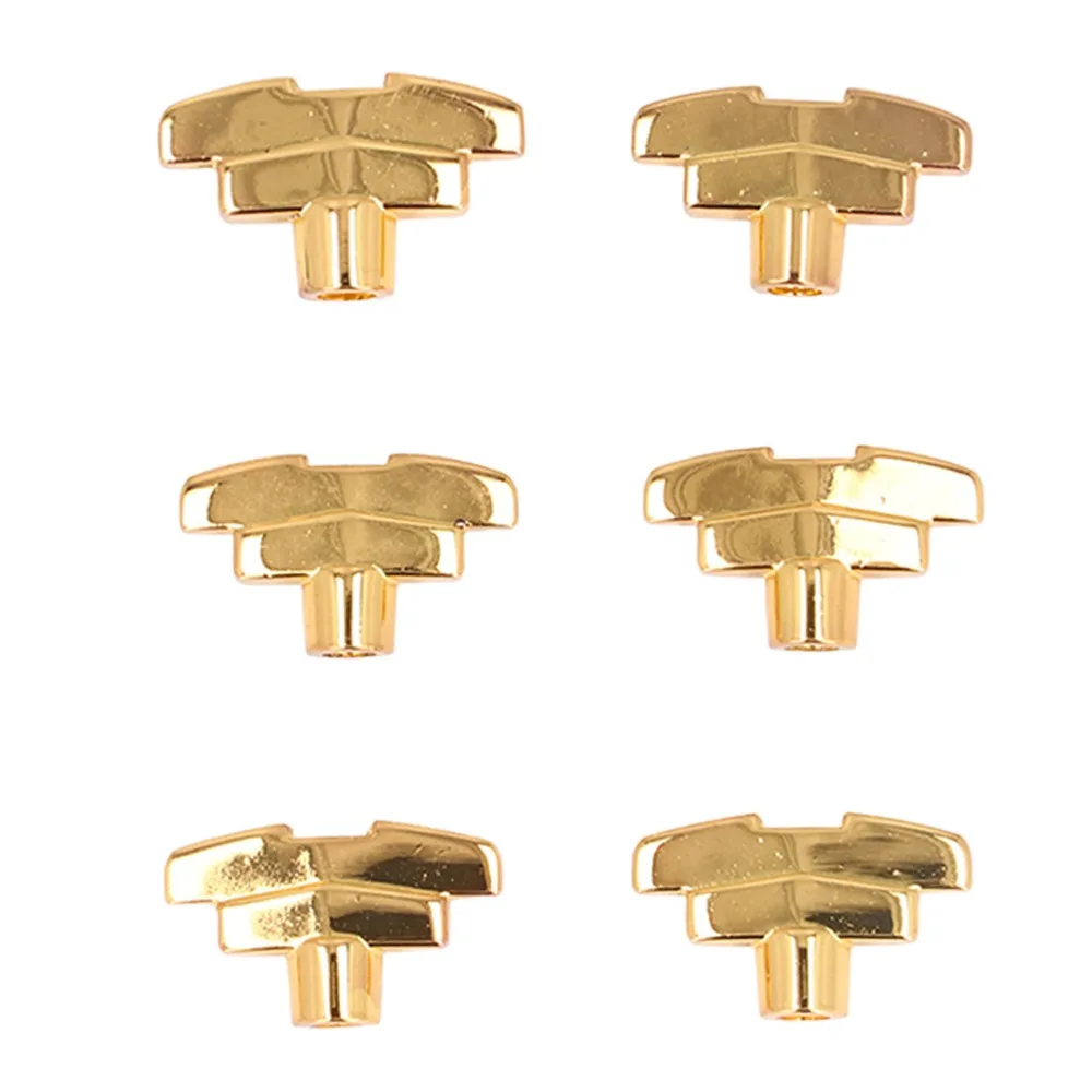 6pcs Zinc Alloy Electric Guitar Screw​ Gold/Silver/Black Versatile ​Neck Guard Plate Screw​ Mounting Tool​
