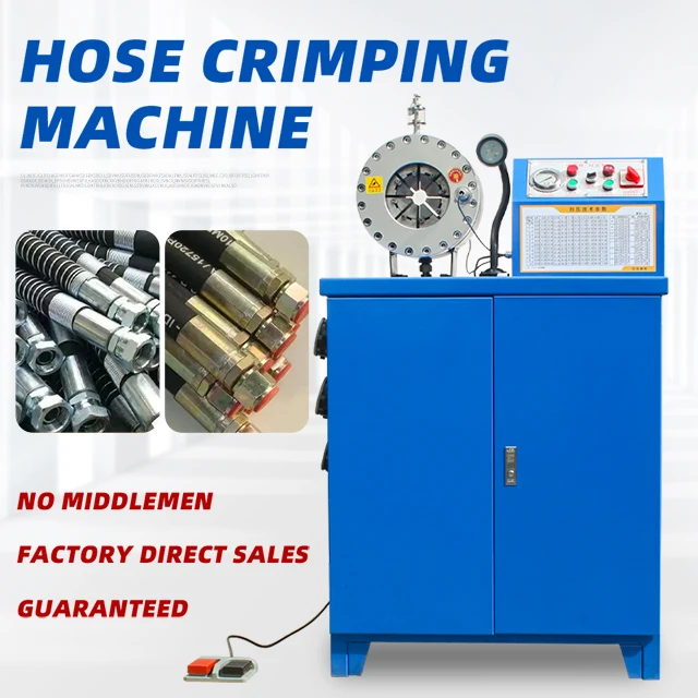 Professional High Pressure Hydraulic Hose Crimping Machine Gear Pump Bearing Cable Press Hose Fitting Crimper P32 Wire Rope Tube