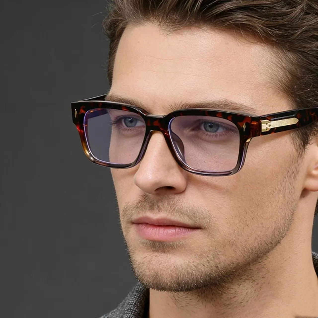 

Thickness Optical Frames Reading Glasses for Men Anti-Blue Ray Computer Eyewear Unisex Fashion Prescription Eyeglasses
