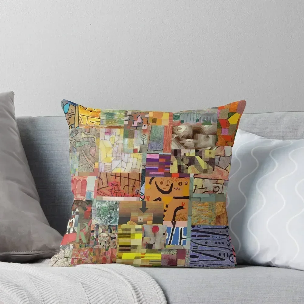 

Paul Klee Throw Pillow Decorative pillowcase Cusions Cover luxury covers Elastic Cover For Sofa pillow