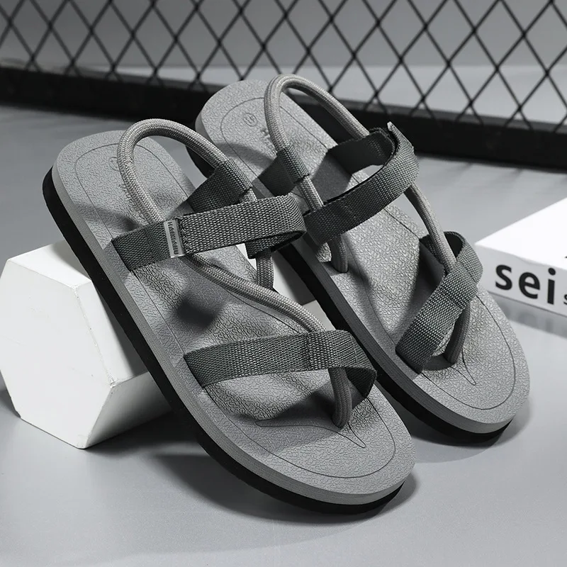 

Beach Shoes Men's Outer Wear Casual Sports Sandals Non-Slip Roman Outdoor Sandals Seaside Beach Shoes