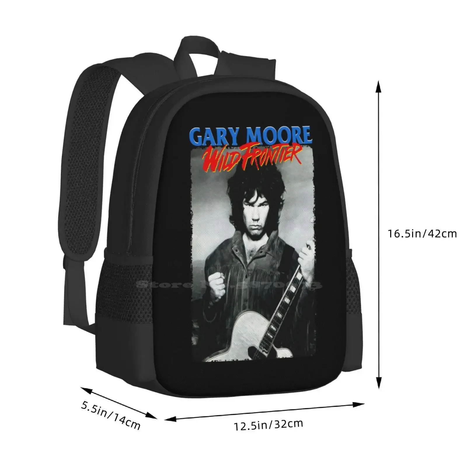 غاري مور الأيرلندية فخر عازف الجيتار رائجة البيع حقيبة مدرسية على ظهره حقائب الموضة لضحايا المستقبل لا يزال حصلت على البلوز بعد ساعات #3