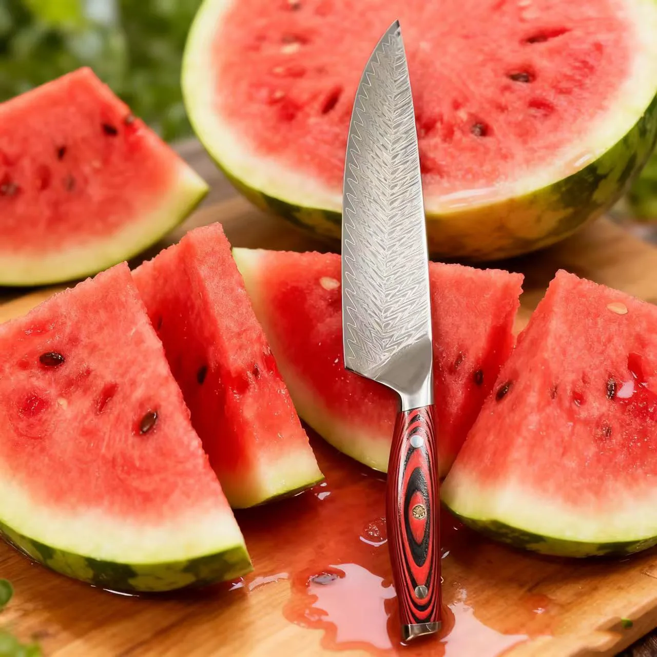 

8-дюймовый нож шеф-повара, 67 слоев дамасской стали, 10Cr15Mov, лезвие G10, ручка для нарезки овощей, тесак для мяса, японский кухонный нож