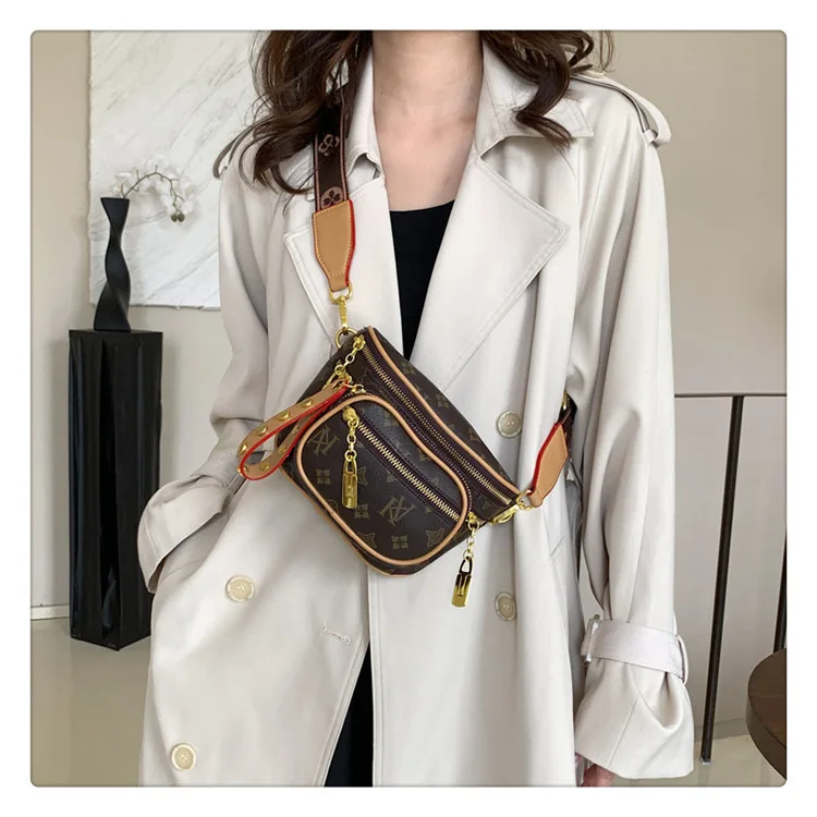 حقيبة خصر مطبوعة عصرية 2022، حقيبة كروس وحقيبة كتف قابلة للتحويل، محفظة هوبو مستوحاة، حقيبة صغيرة المفضلة للفتيات #5