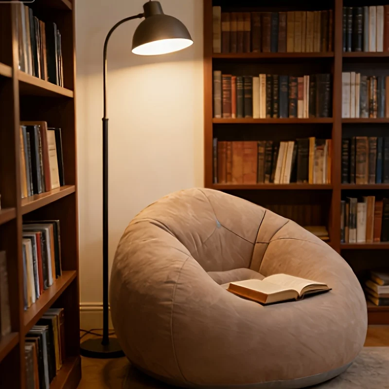 Oversized Inflatable Lazy Sofa Chair – Cloud-Like Seating, Quick Inflation & Deflation, Foldable Space-Saving, Soft Flocked Surf