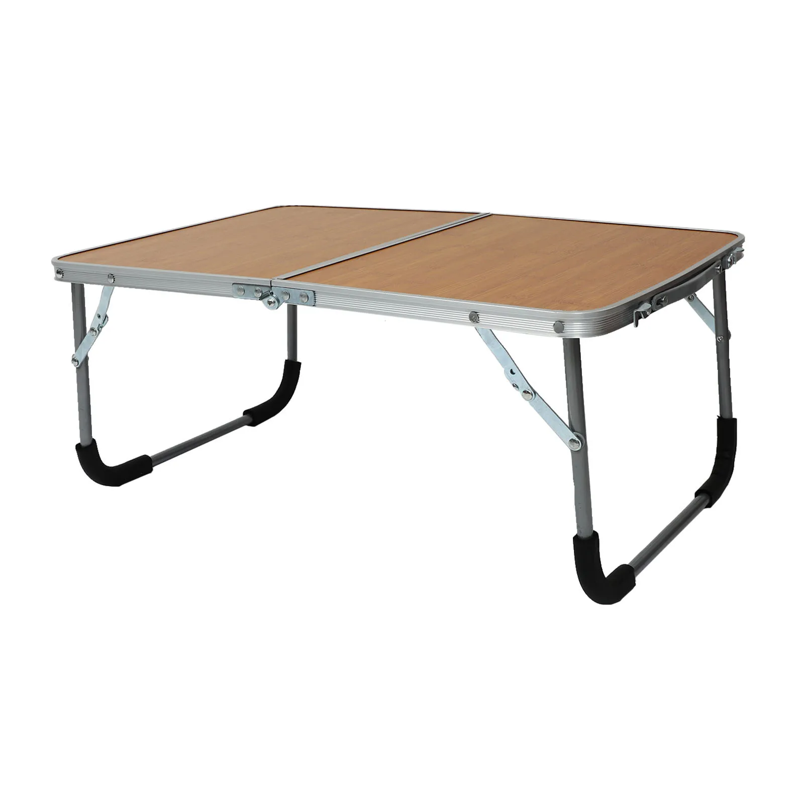 

1Pcs Aluminum Alloy Folding Bed Desk Durable Small Portable Laptop Table Study Table Indoor Use Foldable Bed Desk