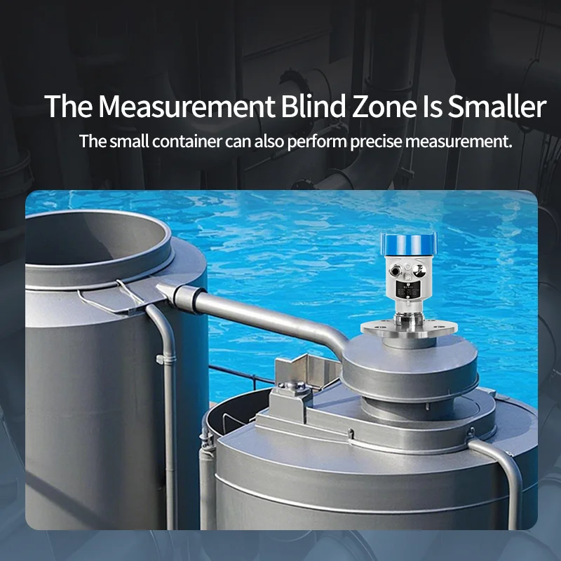 Radar Level Sensor 0-10m 0-25m DC24V with 4-20mA Hart DN80 Radar Level Meter for Water Liquid Oil TanK Level Measuring Tool