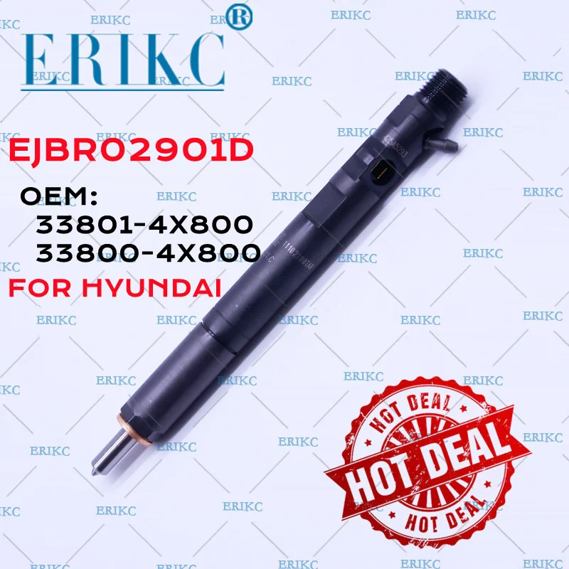 

EJB R02901D Auto Fuel Injector 33801-4X800 33800-4X800 Common Rail Injector for HYUNDAI Terracan 4x4 2.9L CRDi SUV (150bhp)