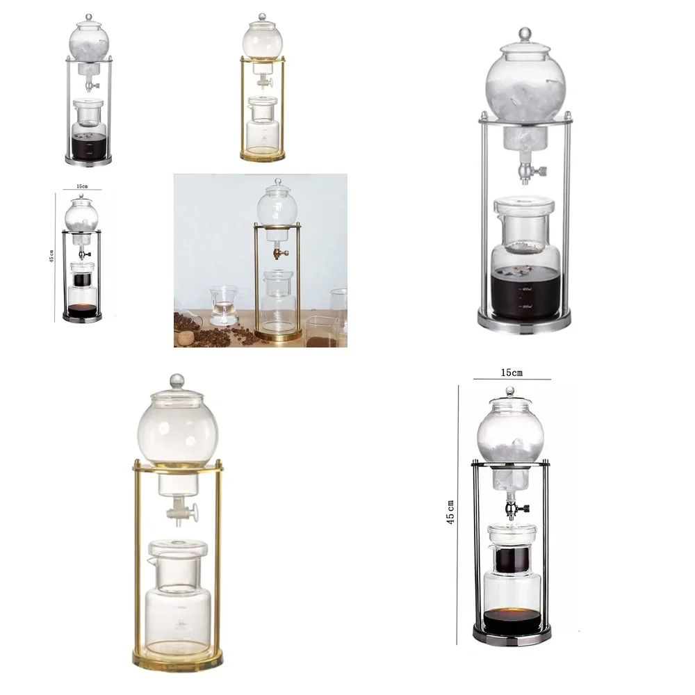 

Стеклянная колд-брю кофеварка для ручного заваривания, кофейник для холодного заваривания в японском и скандинавском стиле, дриппер для колд-брю