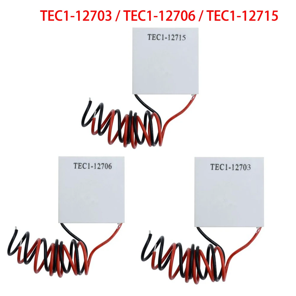 

Термоэлектрический охладитель Пельтье TEC1-12715 12706 12703 Охладитель радиатора Пластина Пельтье Полупроводниковая охлаждающая пластина