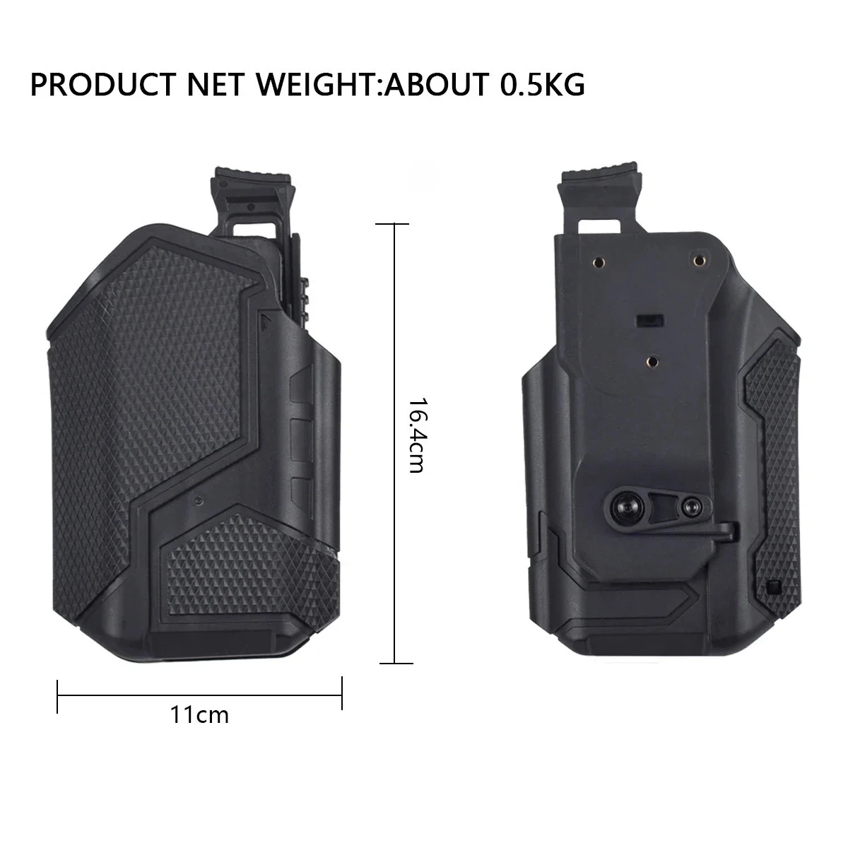 Right Hand Tactical Holster Universal Hunting Holder Use with X300U-A Flashlight For SIG SAUER WALTHER