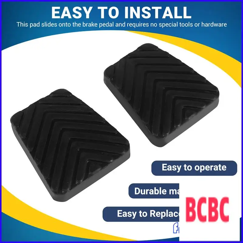 BB-2 шт. черная резиновая накладка на педаль тормозной муфты для Hyundai Elantra Sonata Tucson 32825-36000
