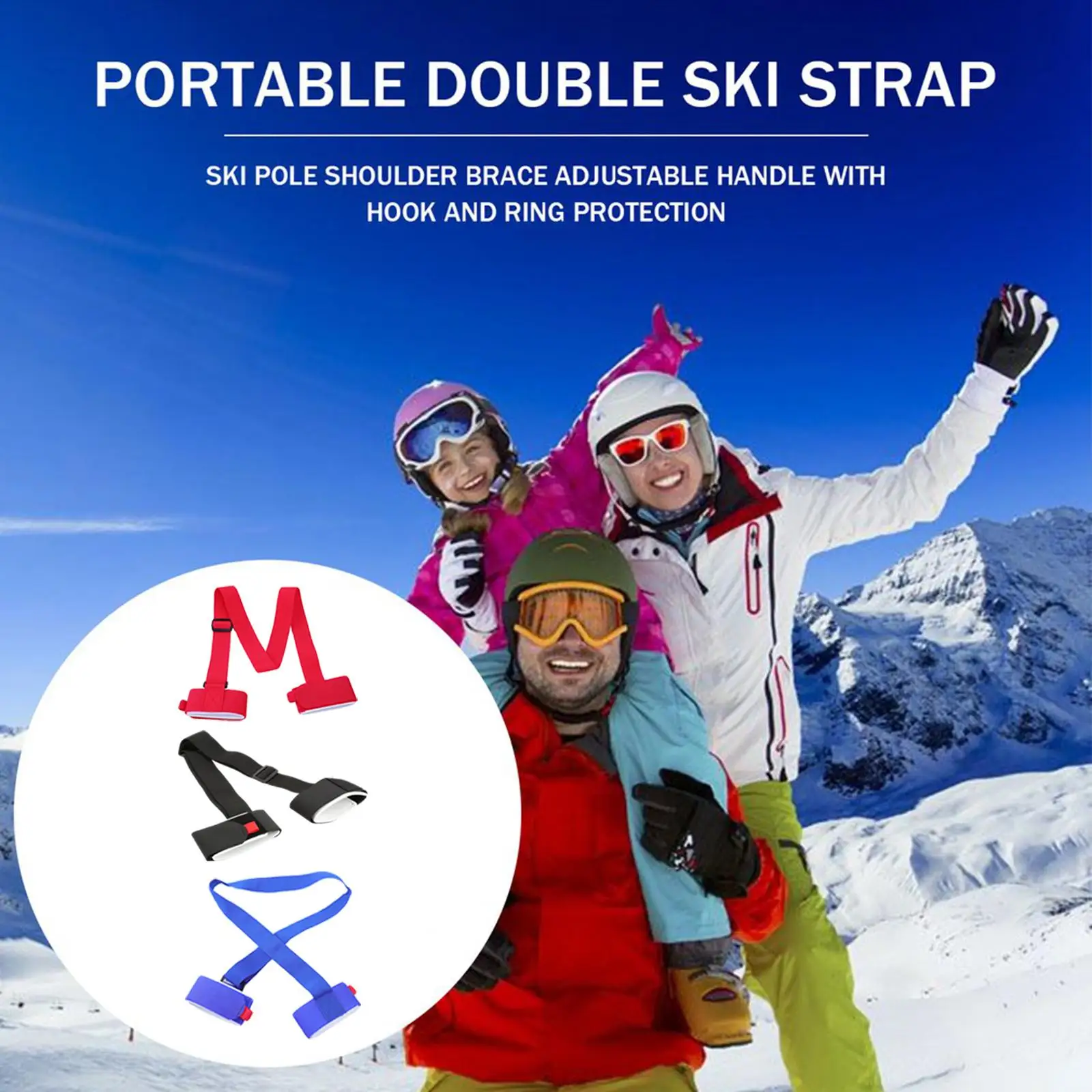 

Ski Straps Boot Strap Ties Skiing Accessory Shoulder for Downhill Skiing