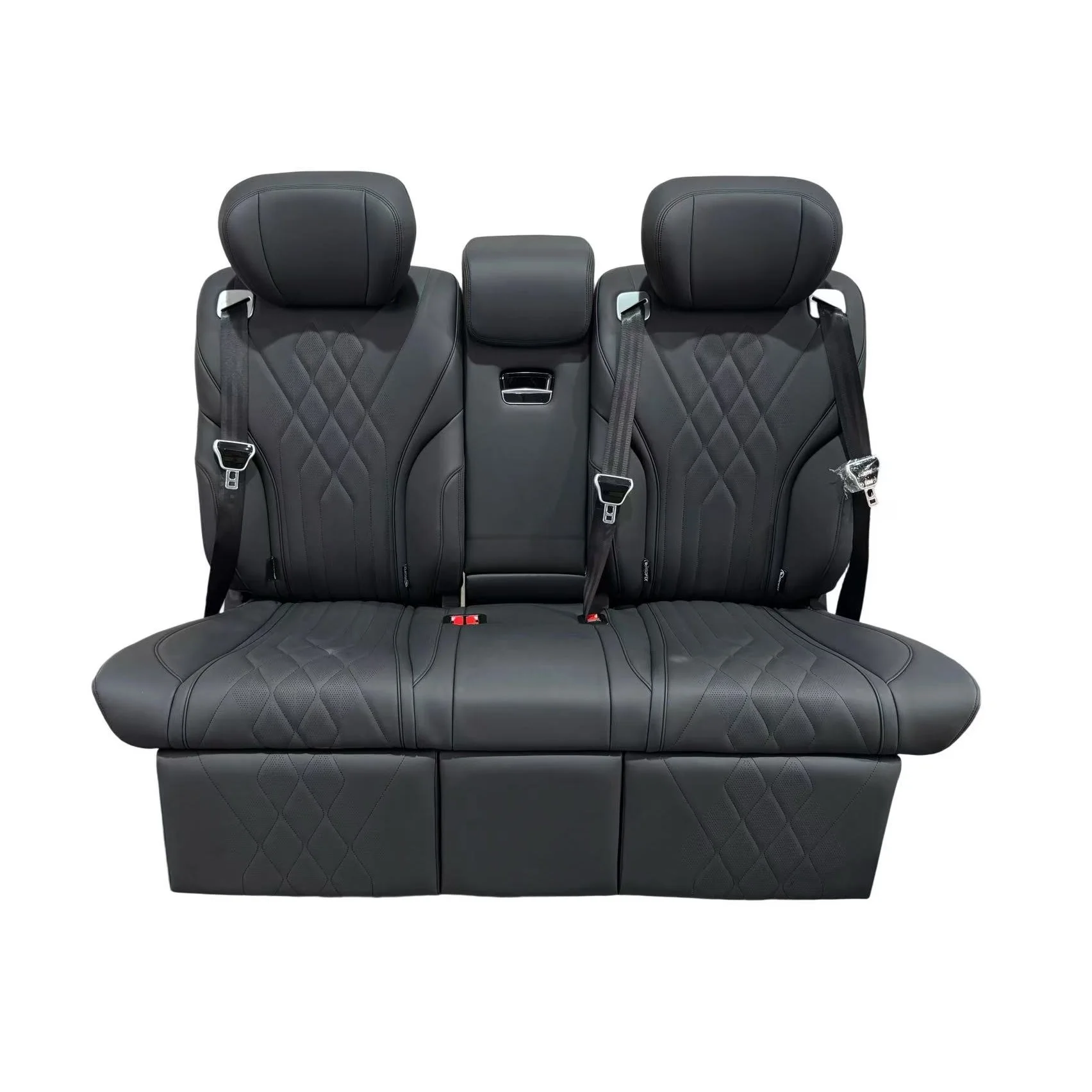 

Ergonomic Breathable Black Leather Double Row Interior Upgrade Premium Car Luxury Car Seats