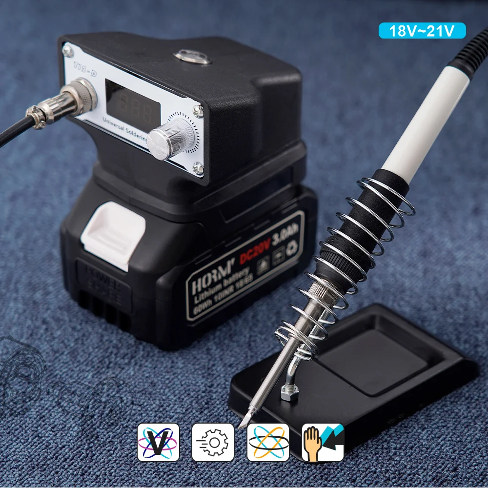 Portable Cordless Electric Soldering Iron LCD Multifunction Household Welding Machine Repair Solder Tools For Makita 18V Battery