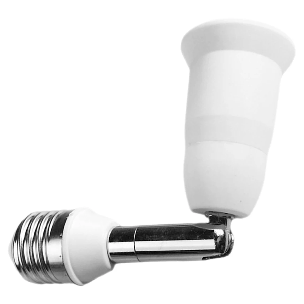 

E27 Bulb Socket Extender with Universal Design for Easy Angle Adjustment Light Socket Extension Smooth Installation for Any Lamp