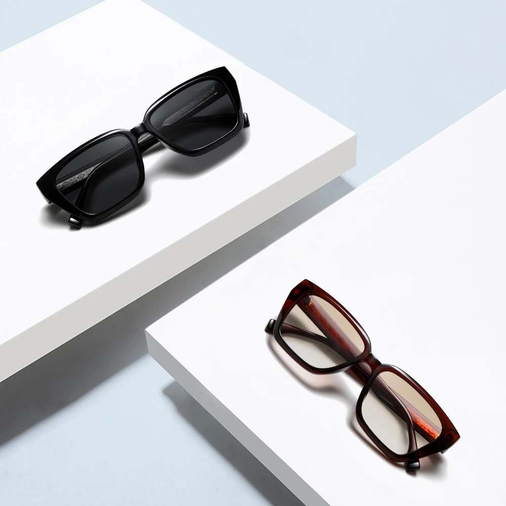 

GREY JACK Polarized Sunglasses for Women Men Square - Shaped Stylish Retro Vibe UV400 Lens 21039