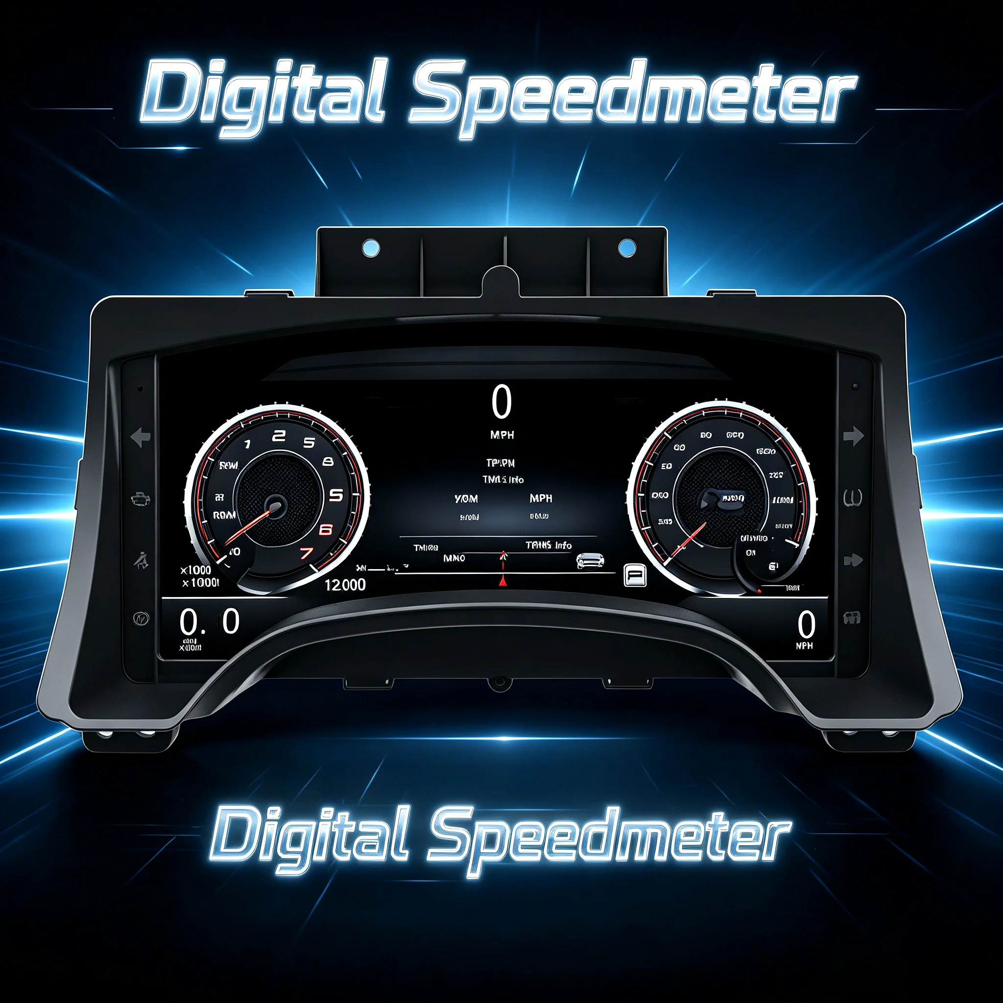 

13.1 Car Speedometer For Ford F150 Raptor 2009 2010 2011 2012-2014 Digital Cluster Instrument Panel Virtual Cockpit Dashboard