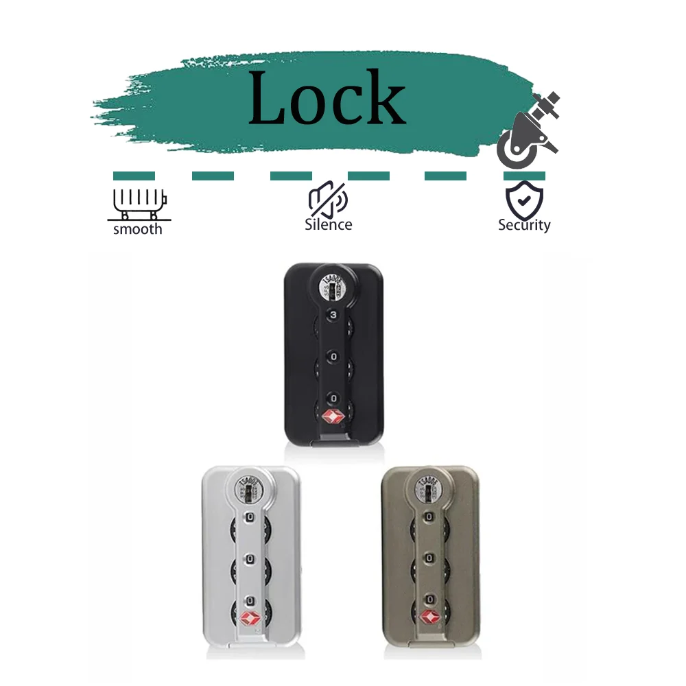 For Rimowa 3 color Essential006 code lock domestic box replacement 006 code lock color complete Travel Accessories PAssword Lock