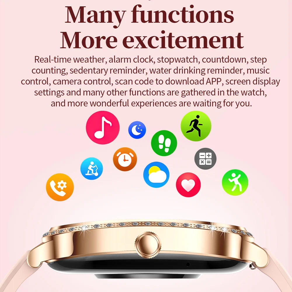 Xiaomi 1.75' AMOLED Smartwatch Women Men Bluetooth Call IP68 Waterproof Weather Menu Heart Rate Step Fitness Sports Smart Watch