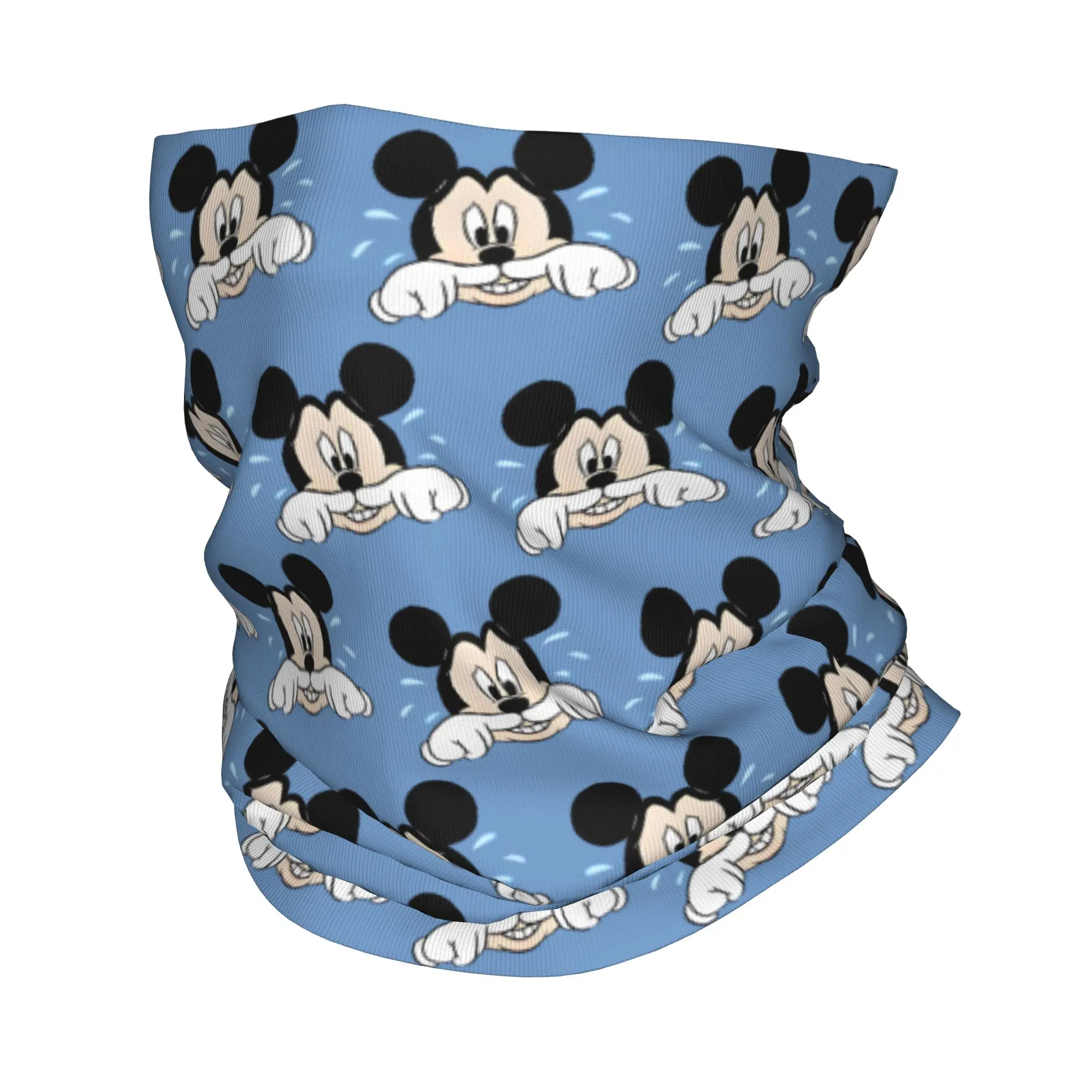 

Custom M-Mickey M-Mouse Neck Gaiter Women Men UV Protection Winter Cartoon Bandana Scarf for Cycling