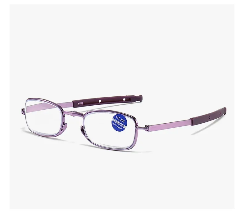 1,5 2,0 2,5 Faltbare Teleskop Presbyopie Brille Tragbare Tasche Anti Blaues Licht Gläser Lesebrille Männer Neutral – Detail 14