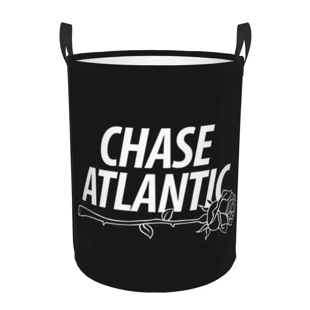 Chase Atlantic Rose Logo Foldable Laundry Baskets Dirty Clothes Home Organizer Large Waterproof Box For Home Kids