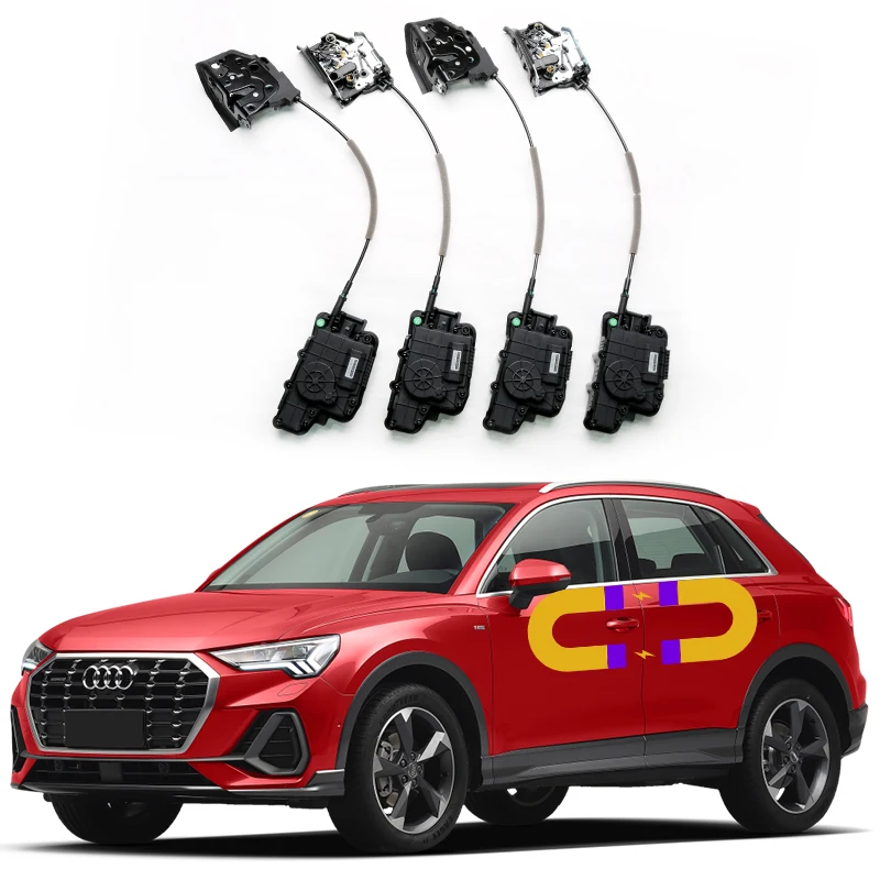 For Audi Q3 Electric suction door Automobile refitted automatic locks accessories door Soft Close auto Power tools