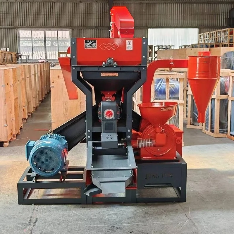 2024 New Model | Full Auto 5-in-1 Mini Rice Mill Machine | Compact Design With Paddy/Vibrating Screen For Home/Commercial Use