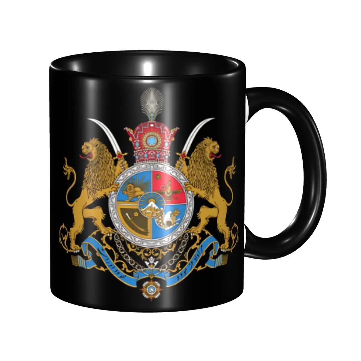 Iran Persia Map Flag Iran Persia Map Flag Gift Mug for Kids Adult Cute Tea Cup Present for Home