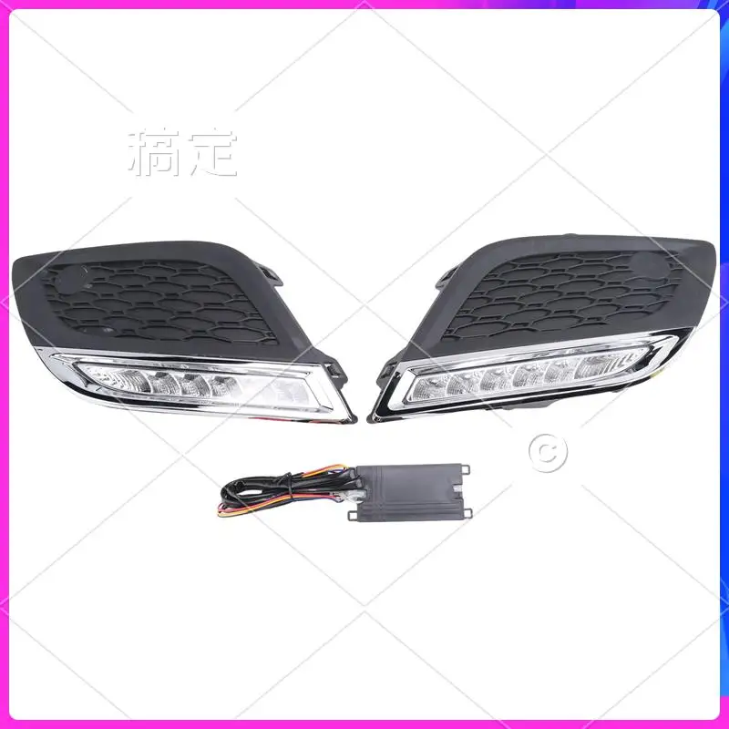 

NEW-Car Daytime Running Light LED DRL Daylight With Dimmed Function Plating Style For Volvo XC60 2011-2013 Accessories Component
