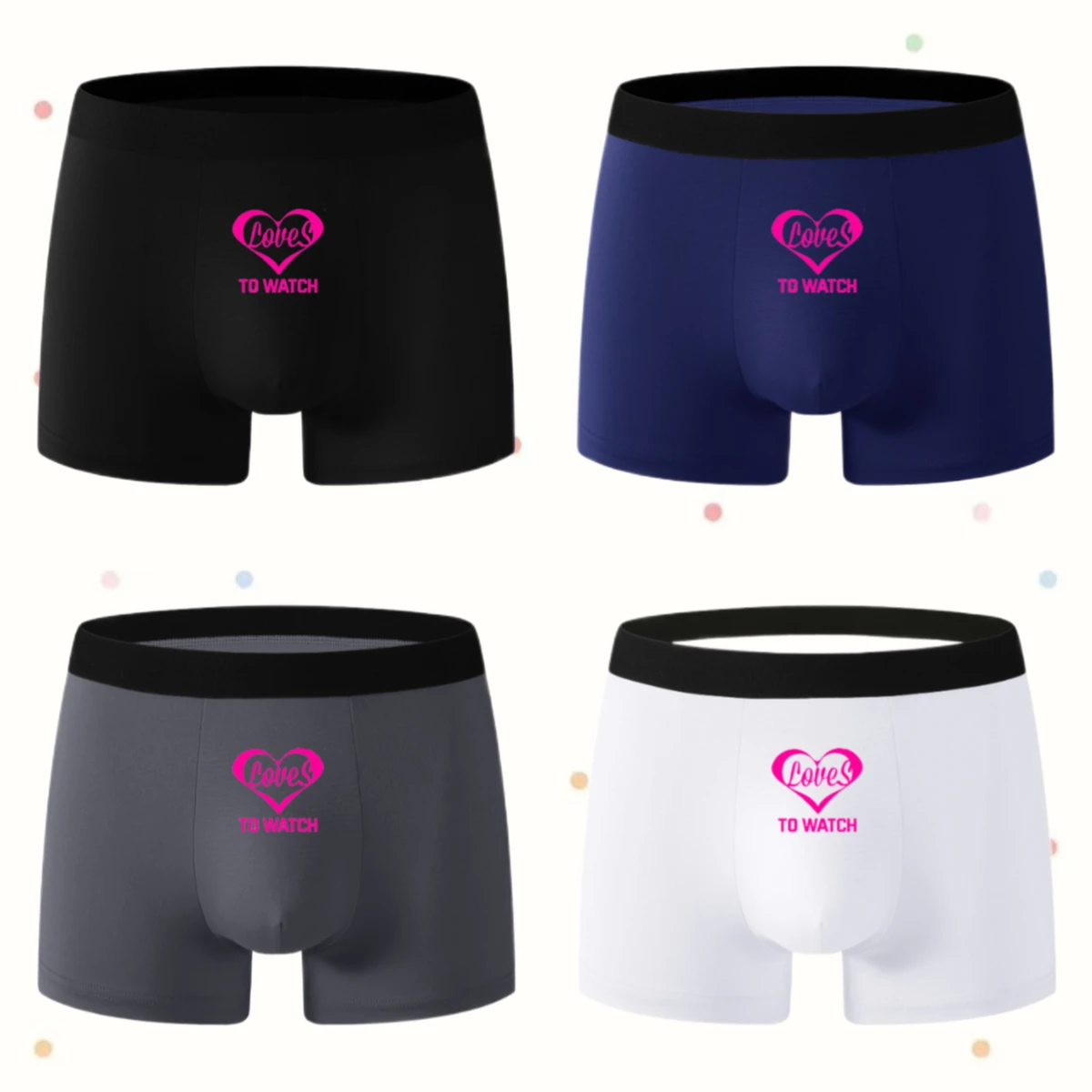 

2/4 PCS new close-fitting boxer shorts are a musthave for men black underwear for the summer of 2025 is comfortable High quality