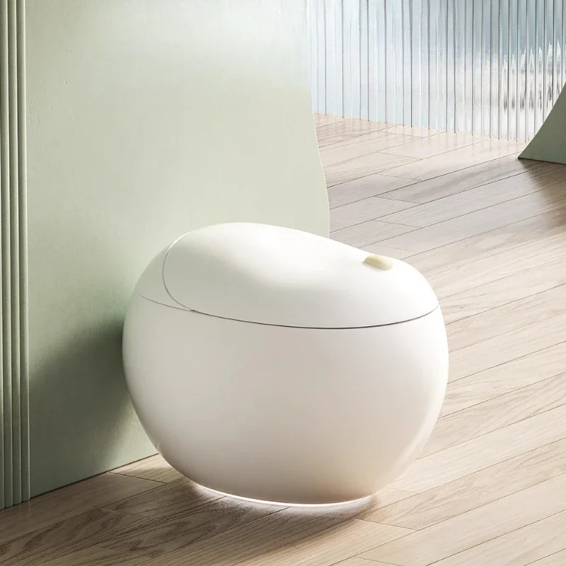 

Smart toilet, egg-shaped fully automatic integrated toilet, round toilet without water pressure limit