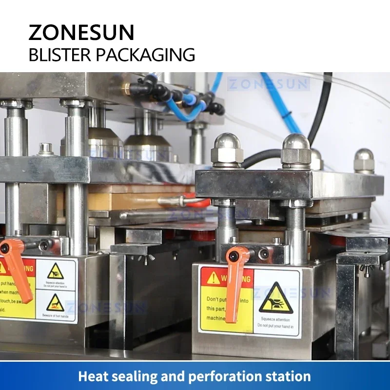 Zonesun Blister Yogurt Cup Packaging Production Line Paste Filling Equipment Cup Sealer Multiple Cup Packages  ZS-PJZN18