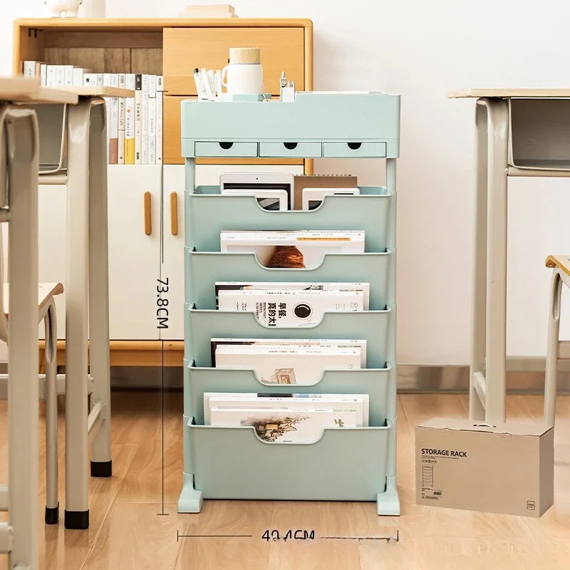 Modern Shelf Magazine Racks Mobile Shelves Corner Shelf Magazine Racks Organizer Plastic Furniture Racks Pour Magazines MHSNJ